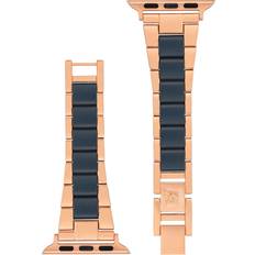 Anne Klein Consider It Plastic Link Bracelet for Apple Watch Blue/Rose Gold