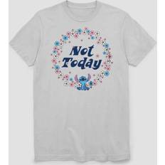 Silver - Unisex Tops Disney Stitch Not Today Unisex Tee