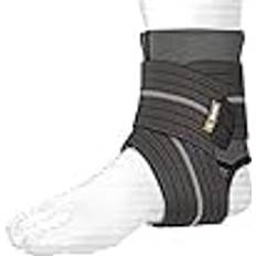 SHOCK DOCTOR Ankle Sleeve with Compression Wrap Support Black Small