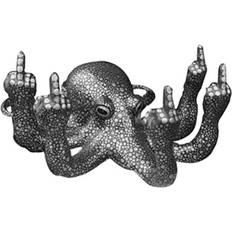 YETP Star Middle Finger Octopus Statue Resin Ornament for Garden