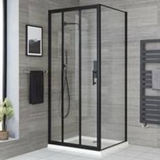 Showers Milano Nero 900mm Black