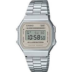 Casio Vintage Digital Stainless Steel Bracelet A168WA-8