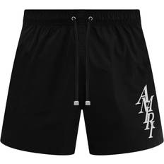 Amiri Swimwear Amiri VERTICAL STACK SWIM TRUNKS Man Black