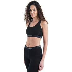 Icebreaker Merino 125 Zoneknit Racerback Sports Bra Black Woman