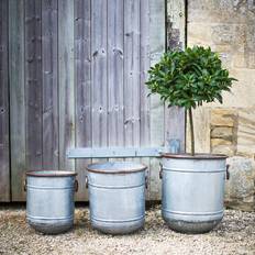 3 Malmesbury Flower Planters Pots Bucket