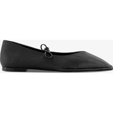 ALOHAS Heels & Pumps ALOHAS Womens Black Sway Square-toe Leather Pumps Eur Women