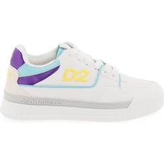 DSquared2 Skor DSquared2 Smooth Leather Jersey Sneakers - White