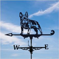 Garden & Outdoor Environment YETP Star Type 5 Dog Weather Vane Roof Decoration Wind