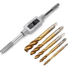 Greenzech Hand Spanner 5pcs Titanium Coated M3-M8 Spiral Screw Tap Set