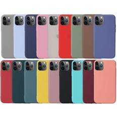 Apple iPhone 15 Pro Max - Gula Mobilfodral Otego Matte Tpu Case for iPhone 15 Pro