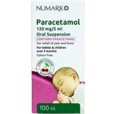 Paracetamol Suspension Cherry 120mg/5ml Liquid