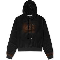 Acne Studios Sweatere Acne Studios Velour Ombre Hættetrøje Sweathshirt Hoodies - Sort