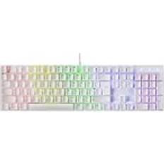 MK422 USB QWERTY RGB LED Hvid