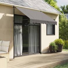 Acier Auvents de Terrasse vidaXL Retractable Awning