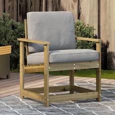 Holz Stühle vidaXL Gartenstuhl 62 x 56 x 77 cm Kiefernholz Imprägniert - Braun
