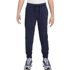 Nike tech fleece blå NIKE Junior Tech Fleece Pants - Obsidian Heather/Black/Black (FD3287-473)