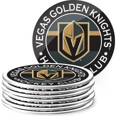 Vegas Golden Knights Sports Fan Products Mustang Drinkware Vegas Golden Knights Eight-Pack Coaster Set