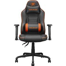 Gaming-stol Fusion S Sort Sort/Orange