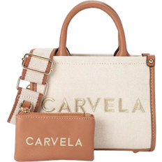 Carvela Micro Sorrento Tote Bag - Tan Combination