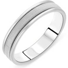 Unisexo Anillos Marco Bicego Uomo 18ct White Gold Unisex Thin Ring