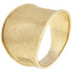Lunaria 18ct Yellow Gold Wide Band Ring