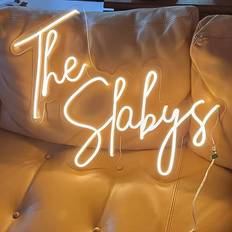 Yatvro Custom Neon Signs White Wall Decor