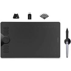 HS610 Graphics Drawing Tablet 10 x 6 Inch Graphic Tablet with Touch Ring 60 Tilt Compatible with Mac Windows Android Ideal for Work from Home