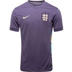 Short Sleeve National Team Jerseys NIKE Men's England 2024/25 Stadium Away Dri-Fit Football Replica Shirt