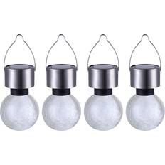 Alimentato a batteria - Trasparente Lampade da soffitto ETC-Shop Garden Decoration Transparent/Silver Lampada da soffitto 4pcs