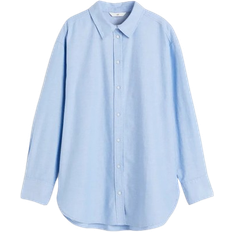 Women - XS Shirts H&M Oxford Shirt - Light Blue