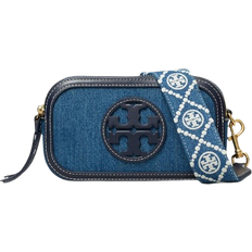 Denim Bags Tory Burch Mini Miller Crossbody Bag - Denim Multi