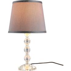 Crystal Table Lamps Homcom Crystallite Grey Table Lamp 40cm