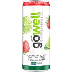 Vitamin A Sport- & Energidrycker Gowell Strawberry & Lime 330ml 1 st