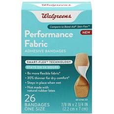 First Aid Walgreens Smart-Flex Adhesive Bandages 7/8 inch x 2-3/4 inch