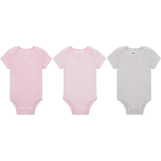 Nike 1-3M Bodysuits Nike Baby Essentials Baby 0-9M 3-Pack Bodysuits in Multicolor, 0-3M 56M115-X58