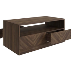 Wood Coffee Tables GFW Catania Royal Walnut Coffee Table 53x94cm