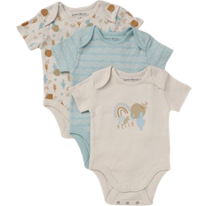 Homegrown Hello World Print Bodysuits 3-pack - Multicolour