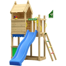 Sandkasser Legeplads Jungle Gym Resort Play Tower with Blue Slide