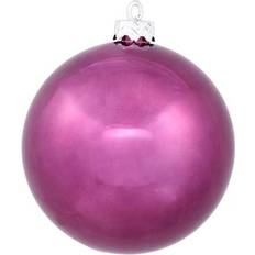 Purple Christmas Tree Ornaments Vickerman 354520 12" Plum Shiny Ball Christmas Tree Ornament