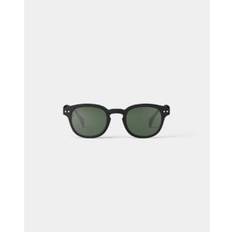 IZIPIZI Unisex Sunglasses IZIPIZI Occhiali Sun Polarized Mod. C Black Green Lenses