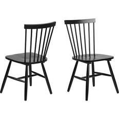 AC Design Furniture Susanne Black Silla de Cocina 86cm 2pcs