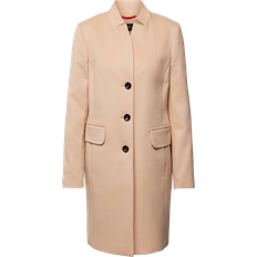 Comma Viscose Blend Coat - Beige