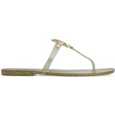 Plastic Slippers & Sandals Tory Burch Mini Miller Jelly - Silver/Gold