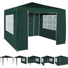 Gazebo with 4 Side Panels, Party Tent Marquee