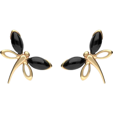 Gold - Women Earrings C. W. Sellors Butterfly Stud Earrings - Gold/Black