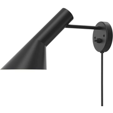 Aj lampe sort Louis Poulsen AJ Black Vægarmatur ∅ 35cm