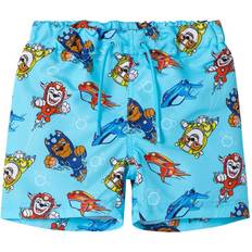 Flickor Badbyxor Barnkläder Name It Bluefish Moti Paw Patrol Long Swimshorts - Blå