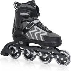 Vinyl Inline Skates Nattork Adjustable Inline Skates for Adults and Teens