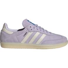 Purple - Women Shoes adidas Samba OG - Silver Dawn/Chalk White/Off White