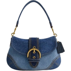 Coach Soho Bag In Repurposed Denim - Denim/Brass/Blue Multi